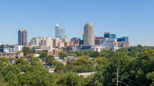 Raleigh, NC skyline