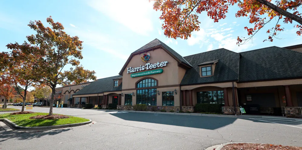 Exterior of a retail development